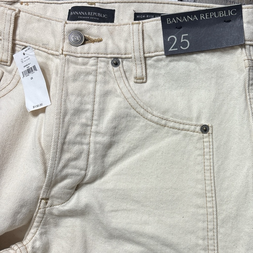 NWT Relaxed High Rise Straight jeans-25 - Picture 5 of 7